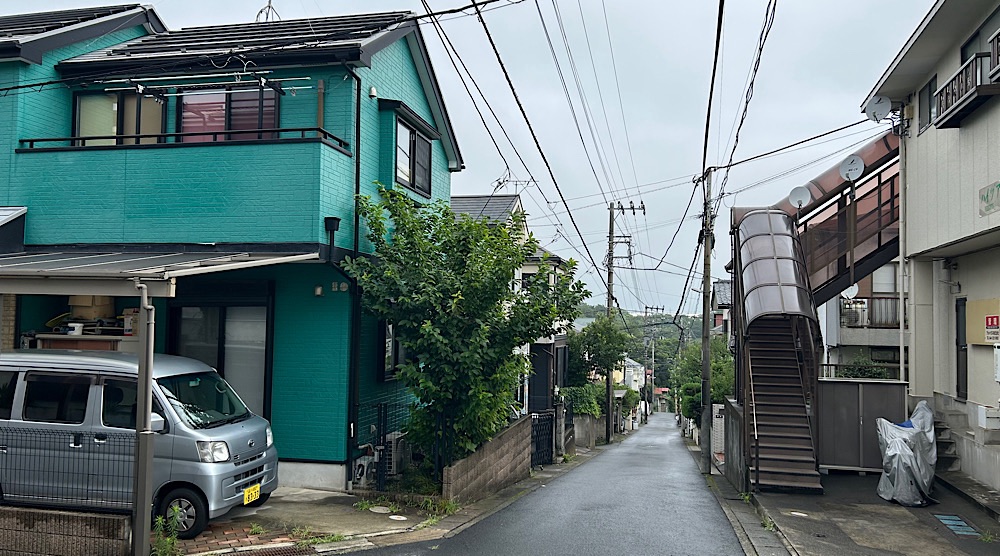 次男・和也の暮らした「読売ランド前」多摩美地区の風景。