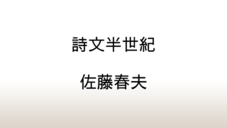 佐藤春夫「詩文半世紀」あらすじと感想と考察