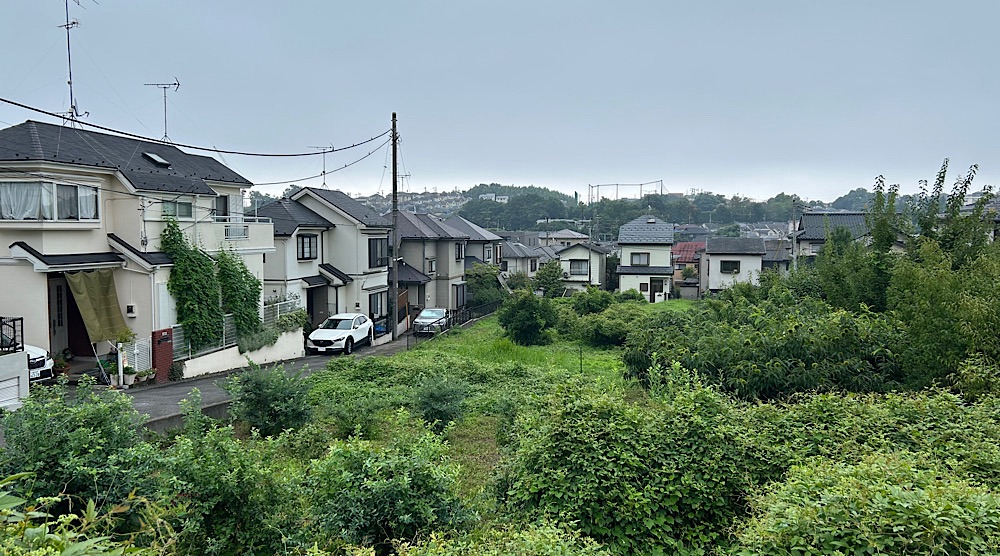 長男・龍也の暮らした西長沢あたりの風景。