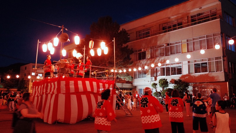 札幌・ハイヤー会館の盆踊り大会