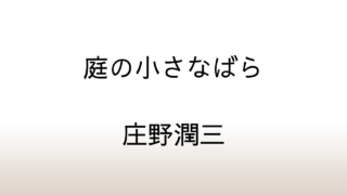 庄野潤三「庭の小さなばら」あらすじと感想と考察