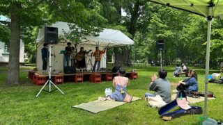 初夏の北大祭で「ブルーグラス・ミュージックとは何か？」を研究する